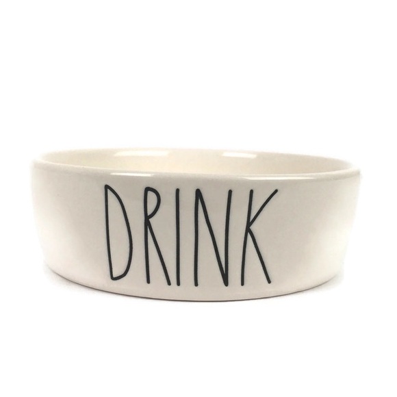 Rae Dunn Artisan Collection by Magenta Drink Animal Pet Ceramic Dish for Water - Picture 1 of 5